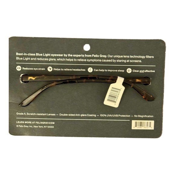 Blue Light Filtering Lenses | Unisex | NIP - Picture 3 of 3